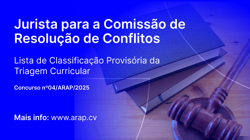Recrutamento Jurista para CRC: Lista de Classificação Provisória da Triagem Curricular