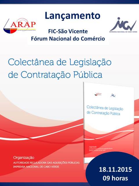 Apresentação da legislação de contratação pública na FIC2015