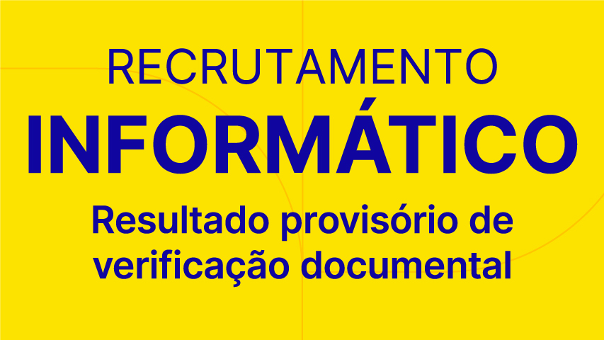 Recrutamento Informático - Verificação documental