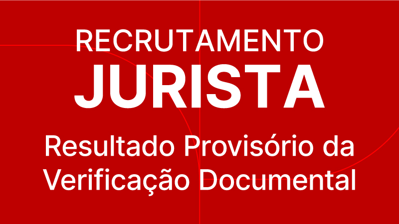 Recrutamento Jurista-Verificação Documental