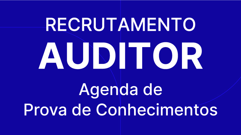 Auditor: Agenda de prova de conhecimentos