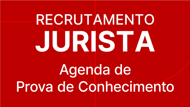 Jurista: Agenda de prova de conhecimentos