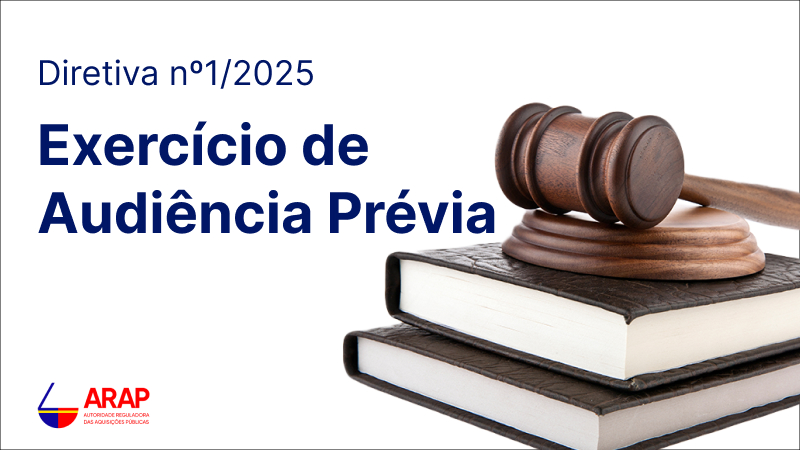 Diretiva nº1/2025 (Exercício de audiência prévia)
