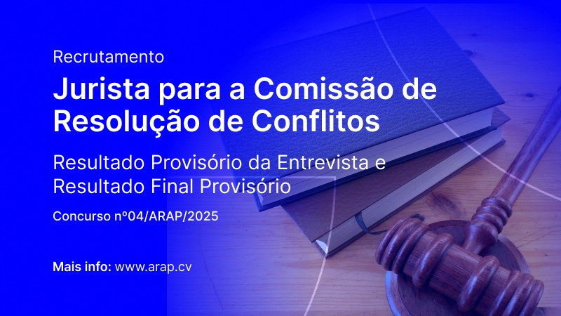 Recrutamento Jurista para CRC: Resultado Provisório da Entrevista e Resultado Final Provisório