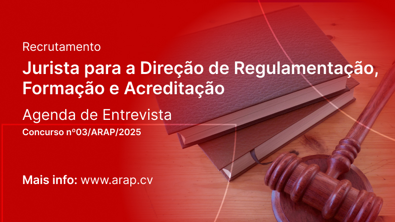 Recrutamento Jurista para DRFA: Agenda de Entrevista