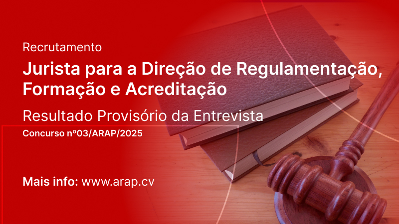 Recrutamento Jurista para DRFA: Lista de Classificação Provisória da Entrevista