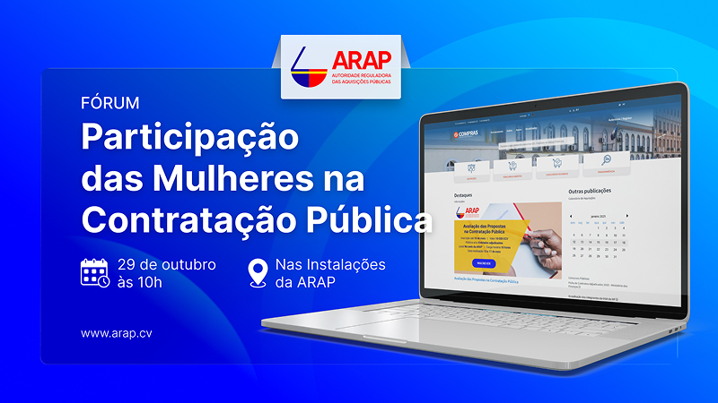 Fórum sobre a "Participação das Mulheres na Contratação Pública"