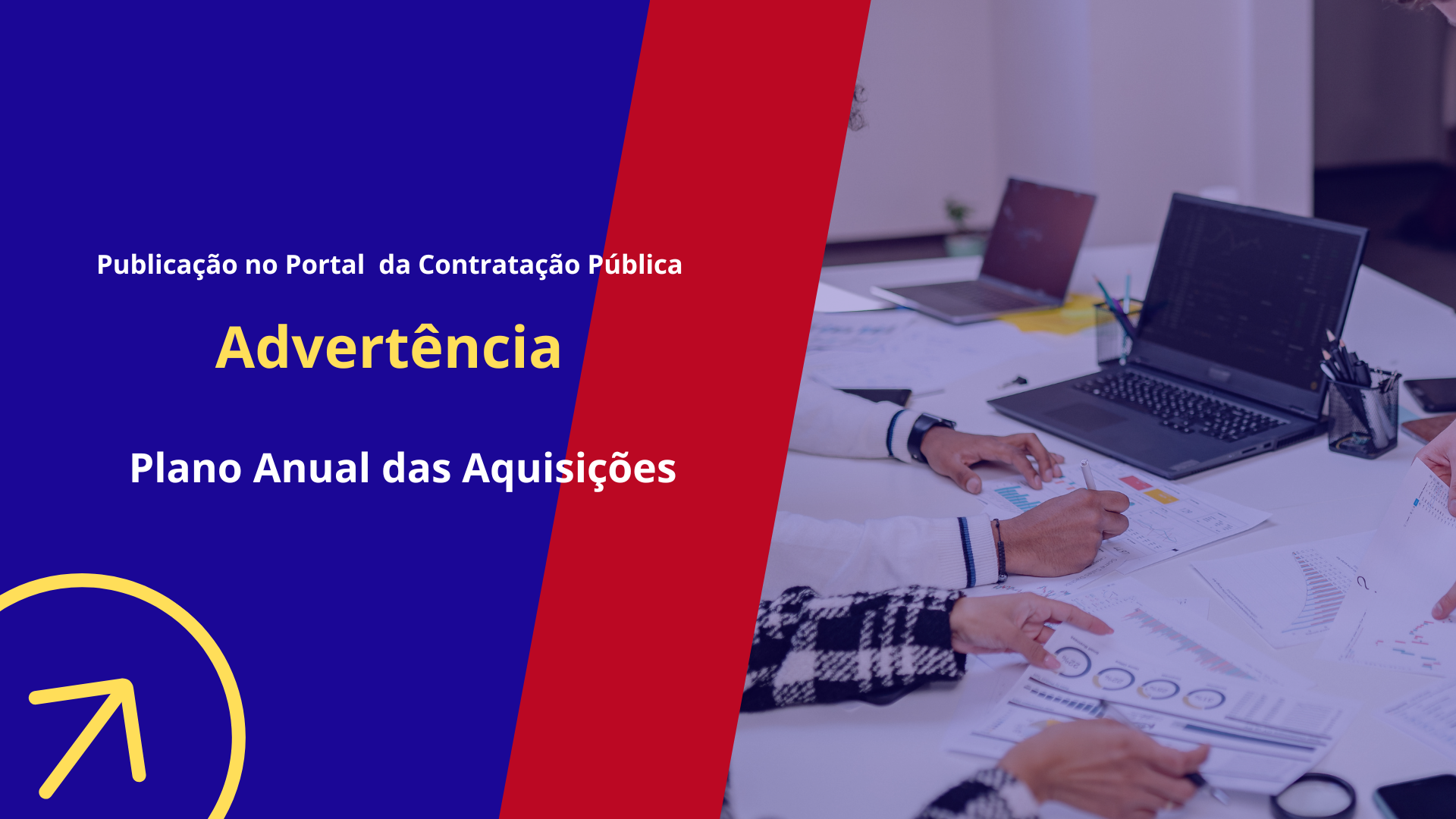 Advertência pela Não Publicação do Plano Anual de Aquisições no Portal