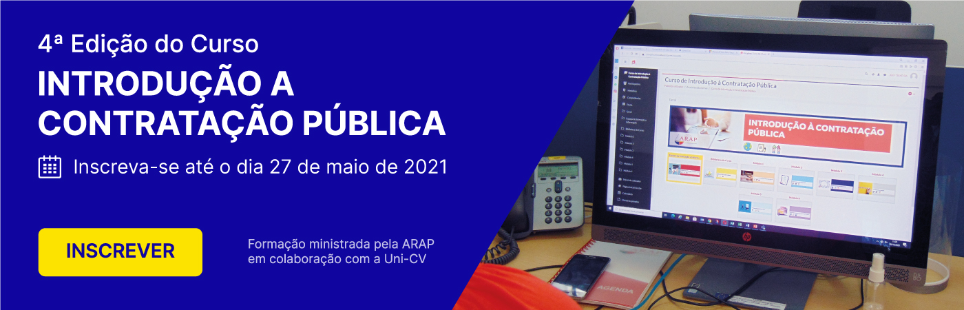 Inscrição na 4º Edição do Curso Introdução a Contratação Pública